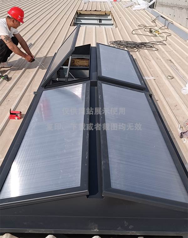 兰州王老吉生产车间达坂城排烟天窗