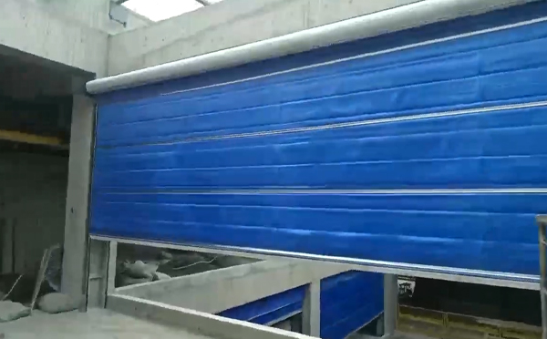 大型物流园区完成达坂城防火门整体安装工程